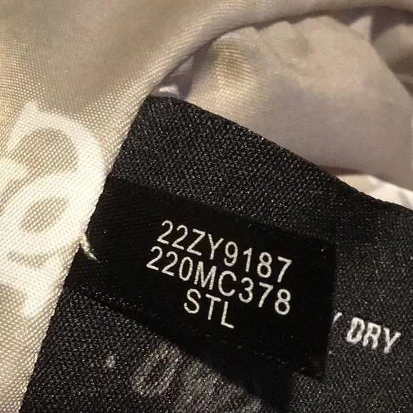 Guess Y2K VTG gray double breasted funnel neck belted skirt rain trenchcoat M - Picture 11 of 11